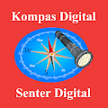 Kompas dan Senter Digital Apk