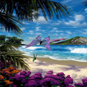 Tropical Butterflies Live Wall