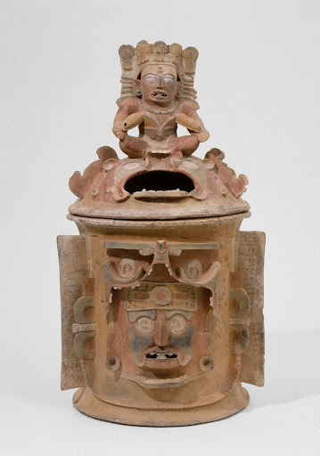 K'iché burial or cache urn base
