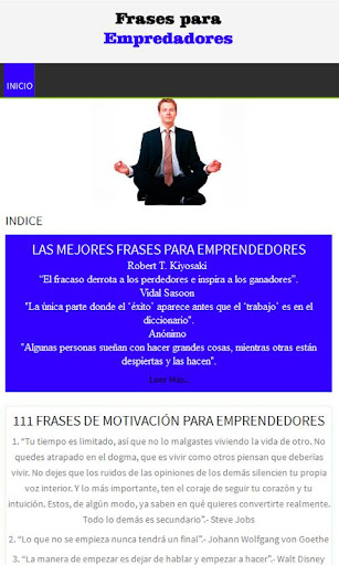 Frases para emprendedores