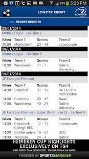Leinster Domestic Rugby Screenshots 6