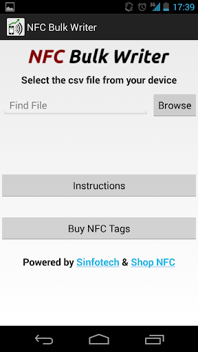 NFC Bulk Writer