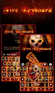 Fire Soul GO Keyboard Theme Screenshots 0