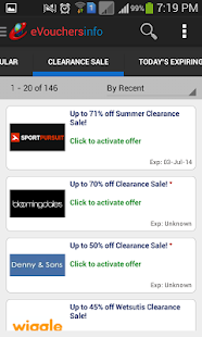 Download eVouchersinfo: Voucher/Coupons APK