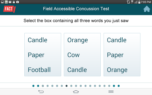 FACT Concussion Test