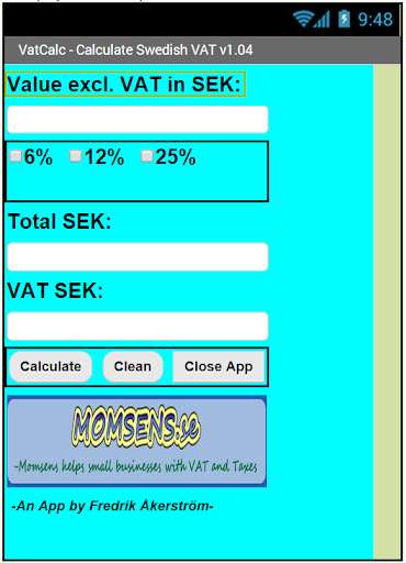 VatCalc - Calculate VAT app