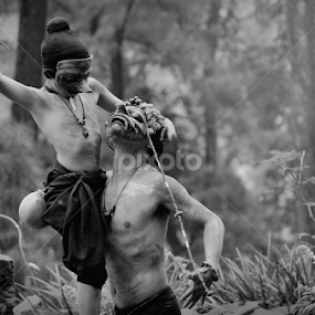 perlawanan by Adhit Rahmaditia - Black & White Portraits & People