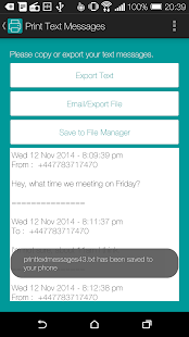 Print Text Messages - Free Screenshots 6