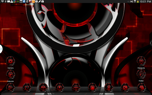 Go Launcher Theme Red Twister