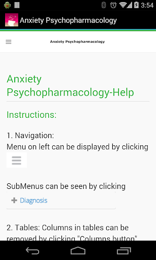 【免費醫療App】Anxiety Psychopharmacology-APP點子