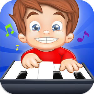 Kid synth - Baby piano logo
