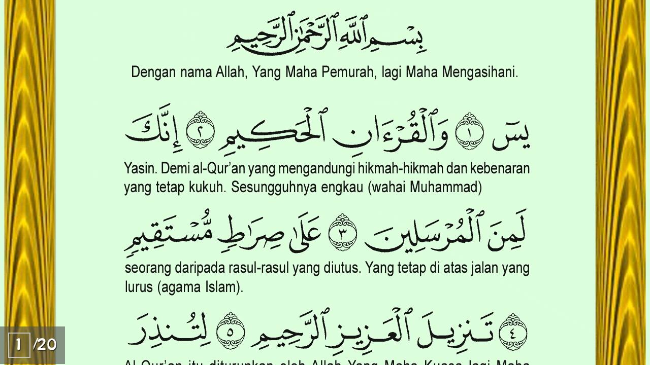 Ammco Bus Download Bacaan Surat Yasin Dan Terjemahannya