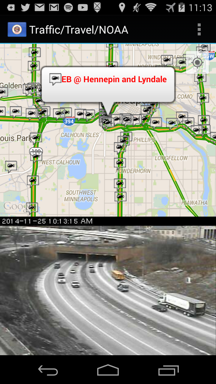 Minnesota Traffic Cameras Pro Screen 2