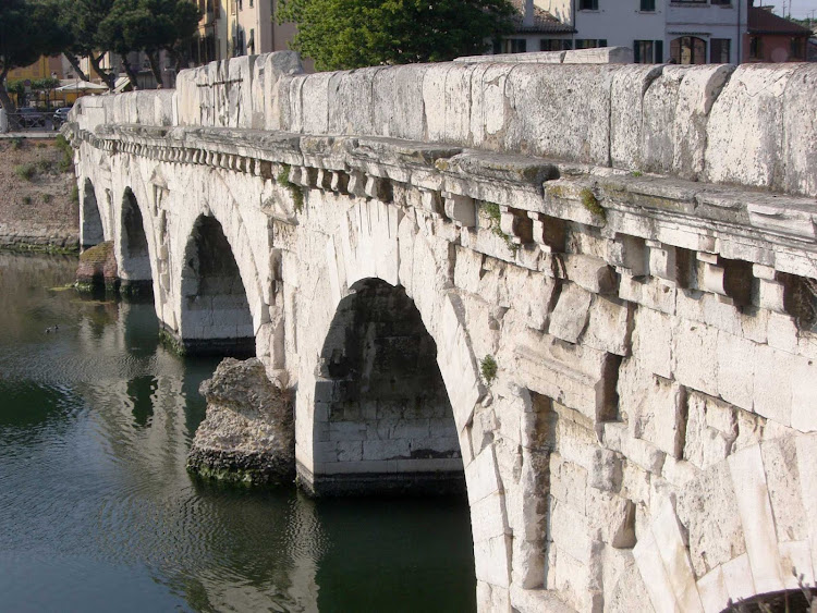 Bridge in Pisa, Italy.