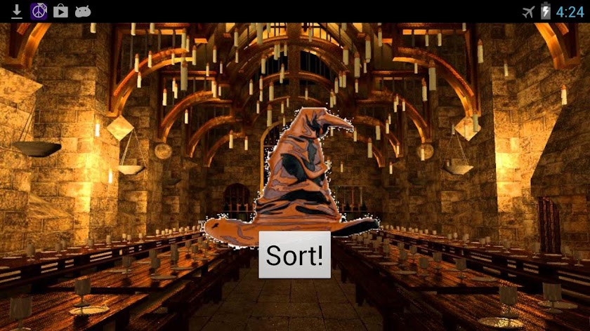 Hogwarts Sorting Hat Screen 2