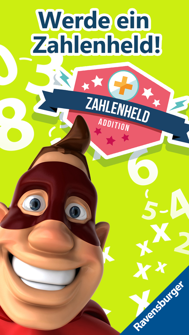 Android application Number Hero: Addition screenshort
