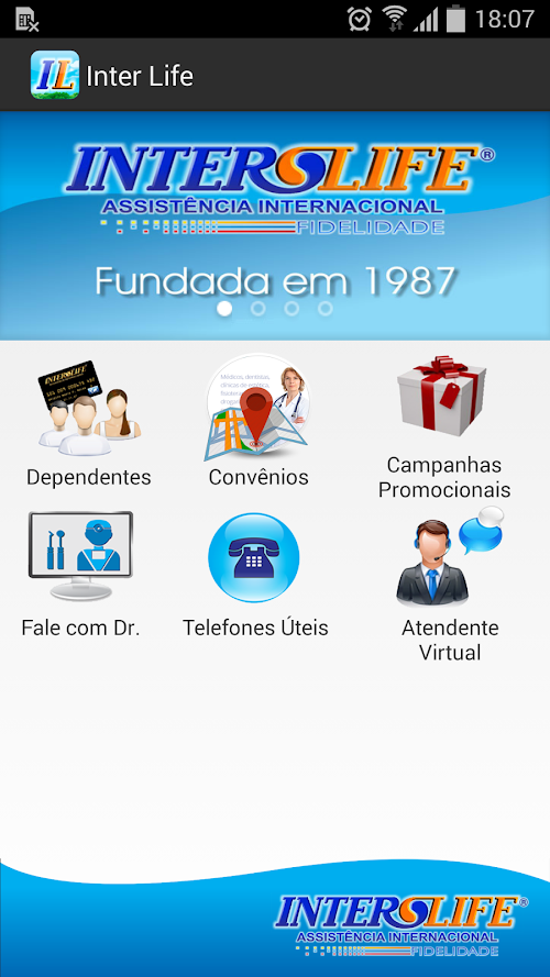 Android application Inter Life screenshort