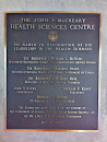Health Sciences Plaque