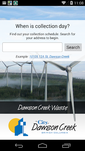 Dawson Creek Waste App