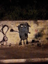 Vaca Azul Graffiti 