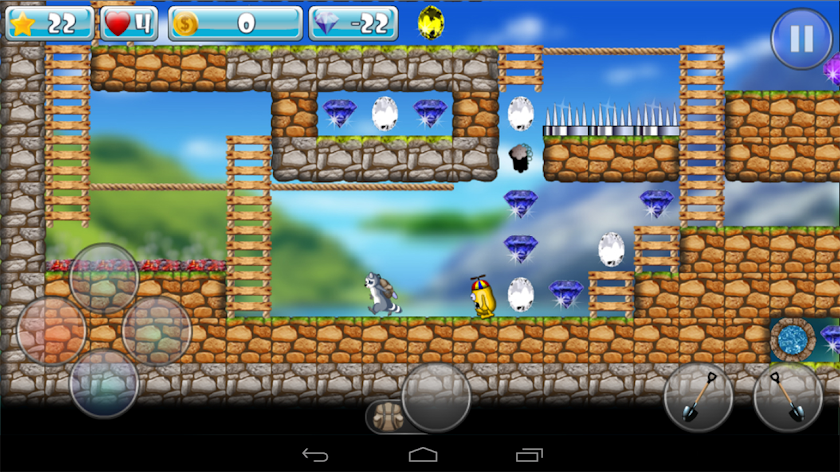 Dig And Run Raccoon! Screen 1
