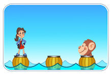 Monkey and Super Girl APK