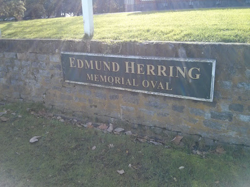 Edmund Herring Memorial Oval Plaque