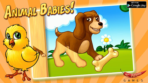 Animal Babies - Kids Puzzle