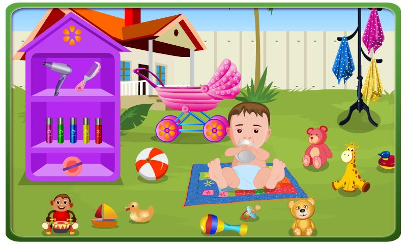 Baby-Outdoor-Bathing 8