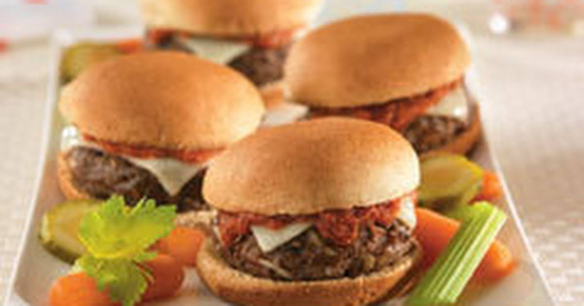 Pizza Burgers with Ground Beef Recipes Yummly