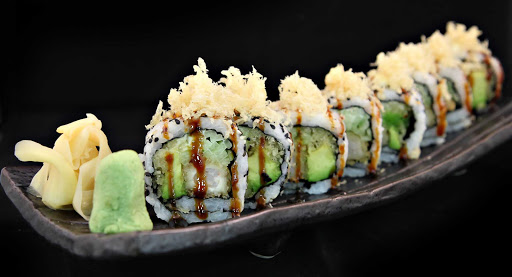 A sushi entrée served at Bonsai Sushi aboard a Carnival cruise.