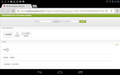 Trig Equations & Identities Screenshots 4