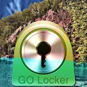 GO Locker Theme lake mountains logo