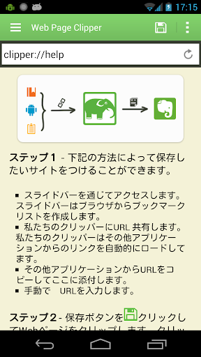 Web Clipper Trial Evernote用