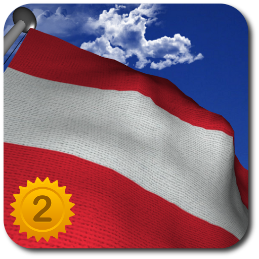Austria Flag + LWP 個人化 App LOGO-APP開箱王