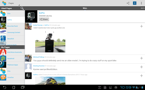 Vita for Facebook - screenshot thumbnail