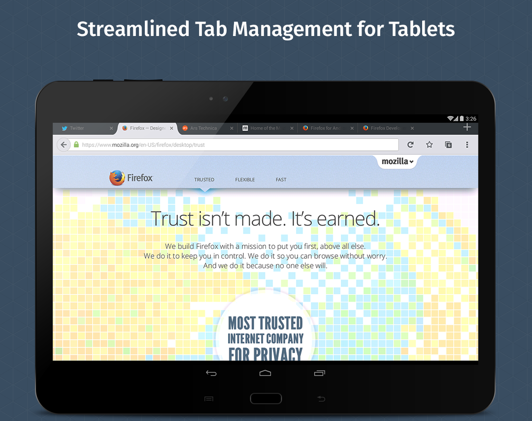 Firefox Browser for Android - screenshot