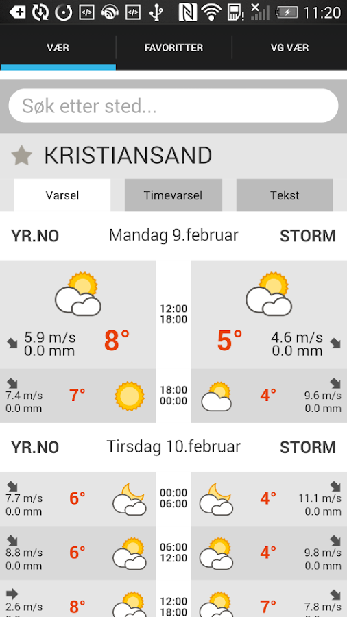   VG Pent.no – Capture d'écran 