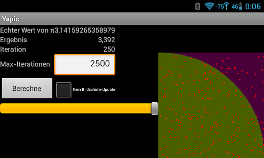 Yapic - PI-Calculator Screenshots 2
