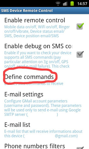 SMS Device Control Lite