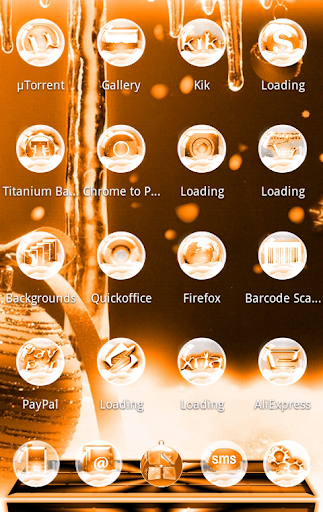 【免費個人化App】NEXT LAUNCHER OrangeNY THEME-APP點子