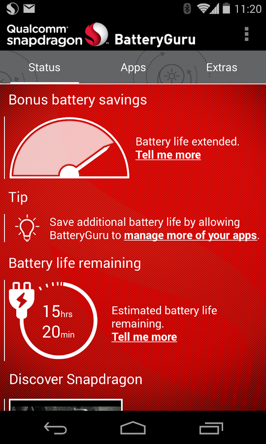 Snapdragon BatteryGuru