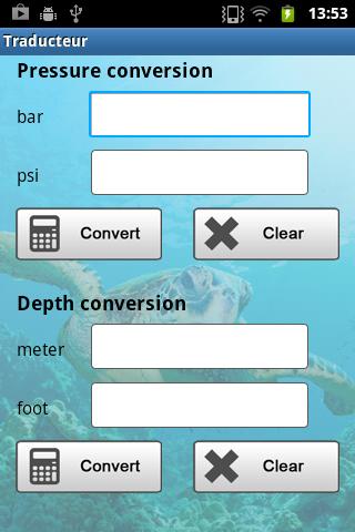 Divers Translator Screen 3