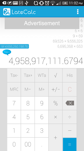 LateCalc - Calculator