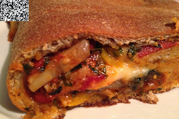 Peppers Pepperoni Mushroom Stromboli