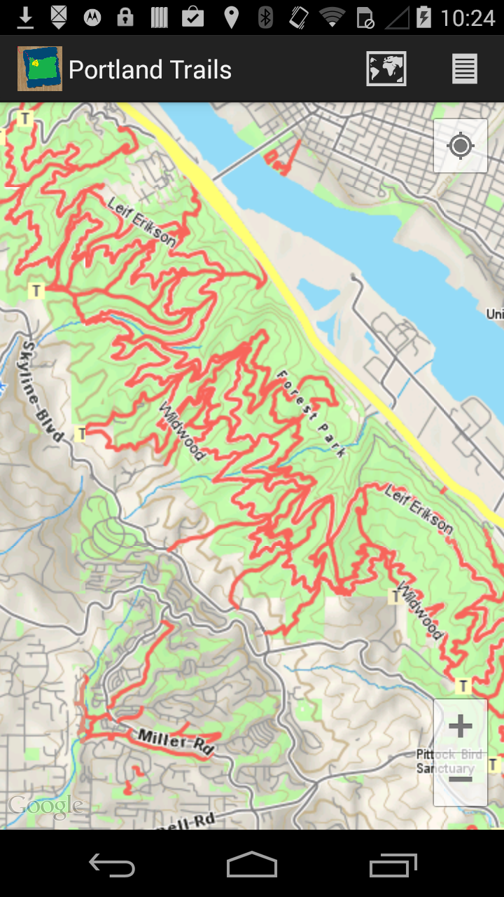 Portland Trails Screen 1