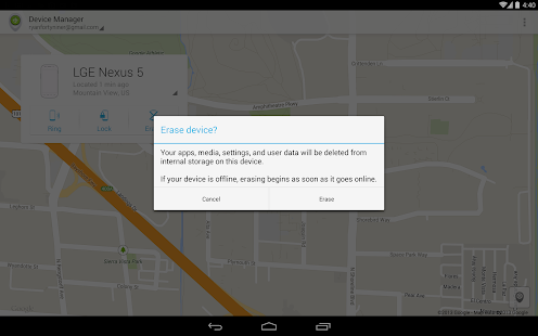 Android Device Manager - screenshot thumbnail