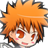 Bleach Chibi Analog Clock logo