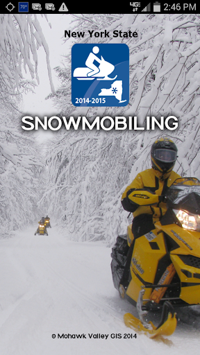 Snowmobiling NY State 2014