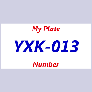 My Plate Number.apk 1.0